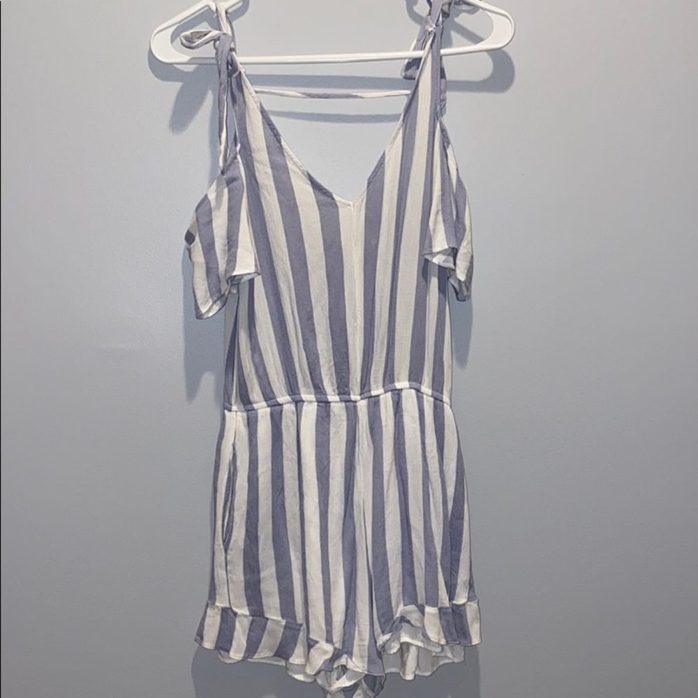 Striped romper